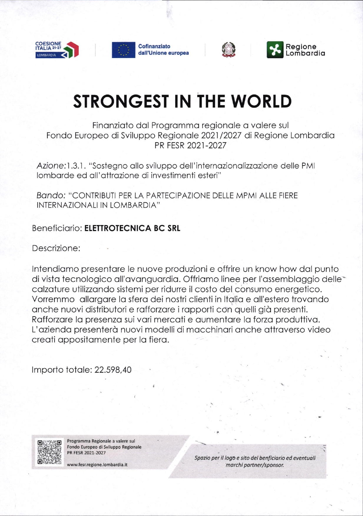 BANDO REG. LOMBARDIA